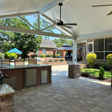 Outdoor Kitchen, Steps & Paver Patio – Mount Pleasant, SC