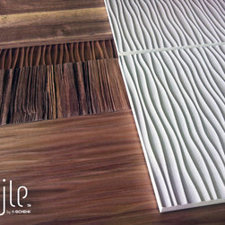 Kitsilano Stijle Architectural Textured Panels - Kitchen Cabinetry
