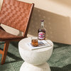 Multi-functionalal MGO Faux Terrazzo Garden Stool or Plant Stand or Accent Table