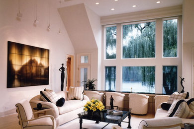 Living room - traditional living room idea in Phoenix