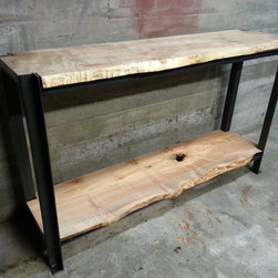 Live Edge Maple Credenza - Buffets And Sideboards