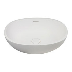 Kado Lussi - 500 Vessel Basin White - Bathroom Basins