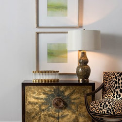 John Richard - Molten Mocha Lamp - Table Lamps
