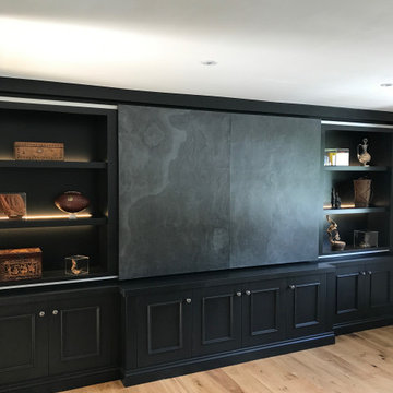 Slate Media Cabinet