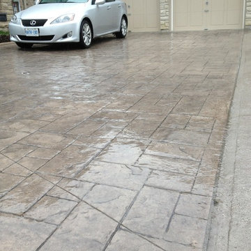 Stamped Concrete - Driveway, Patio