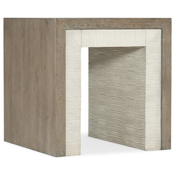Hooker Furniture 6350-80213 26"W Wood Veneer End Table - Gray