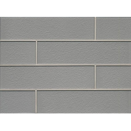 4"x16" Manhattan Glass Subway Tile, Platinum