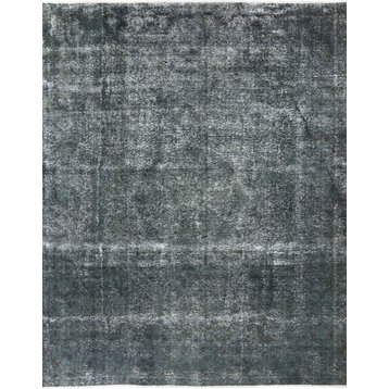Hand Knotted Overdyed Wool Rug, 10'x12'3"