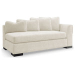 Caracole - Edge Raf Loveseat - Fully Upholstered sectional. Loose seat cushion. Tight back. Angular track arm.