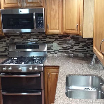 Kitchen Renovation Photos, Countertops done in Silestone, Sienna Ridge