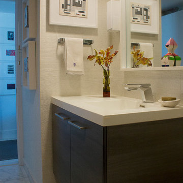 Guest Bathroom – South Beach Apartment, Miami Beach
