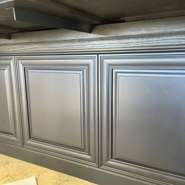 Two Tone Kitchen Reface and Partial Build