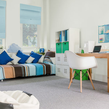Baby Blue (Thermal) - Kids Roman Shades
