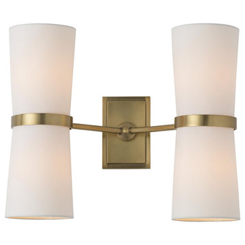 Inwood Sconce, Antique Brass