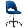Alby Office Chair, Blue With Black Base