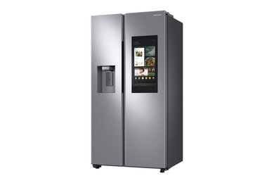 26.7 cu. ft. Large Capacity Side-by-Side Refrigerator  Touch Screen Family Hub™