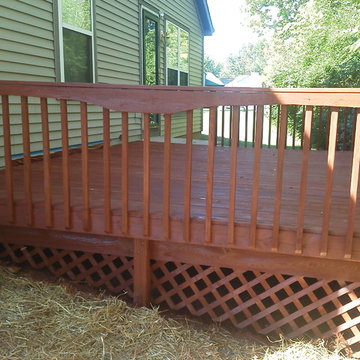 Solid Color Deck Strip - Re Stain With Semi Transparent