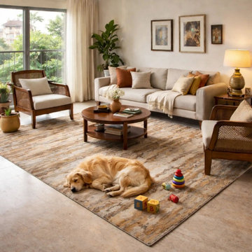 Clayfield Hand Tufted Woollen And Viscose Rug
