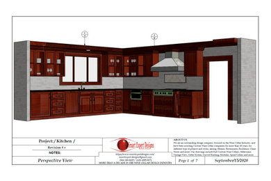 Kitchen Sample Drawing - CAD - Version B