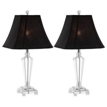 Safavieh Lilly Crystal Table Lamp in Clear (Set of 2)