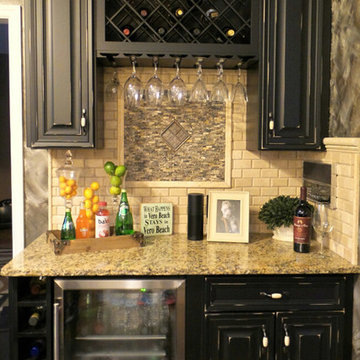 A Kitchen with Color, Contrast, and Character!