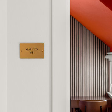 The Galileo Room — Door Plaque and Entry, Assemble Boise