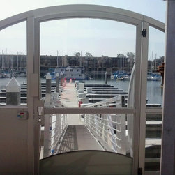 During installation of the new security gate. - Home Fencing And Gates
