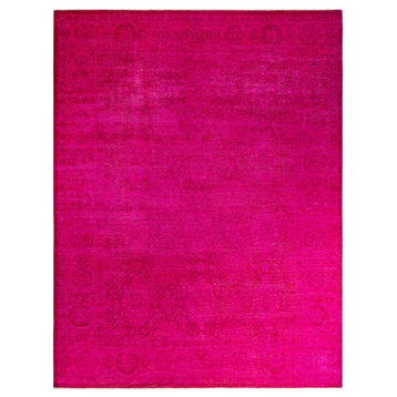Vibrance, One-of-a-Kind Handmade Area Rug Pink, 8' 1" x 10' 7"