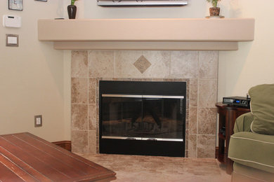 Living room - transitional living room idea in Orange County