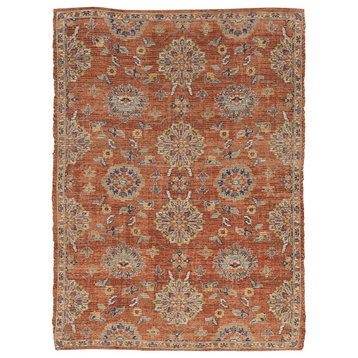 Morris Chloe Distressed Moroccan Accent Rug, Spice, 5' X 7'