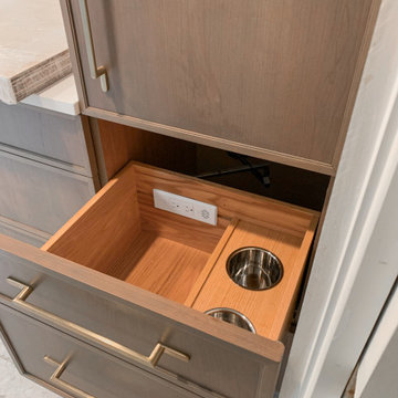 Powered Styling Drawer with Canisters