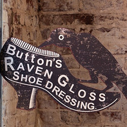Exquisite double sided Large Shoe Sign - Products