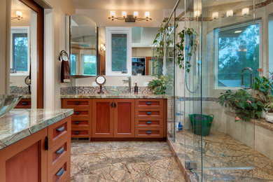 Bathroom - contemporary bathroom idea in San Diego
