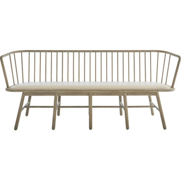Spindle Long Bench - Beige