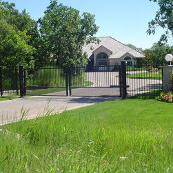 Automated Ornamental Security Gate - Home Fencing And Gates