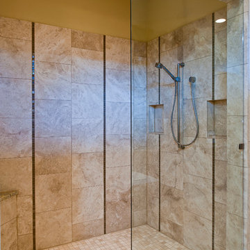 Hill Country Modern Parade Home Glass shower