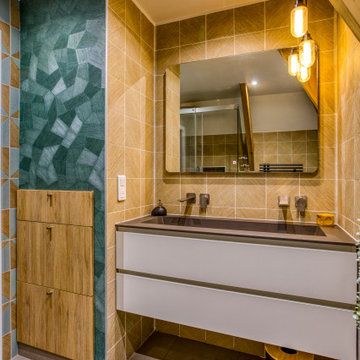 "Saint Rémy" rénovation d'une salle de bain esprit nature (en cours)