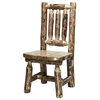 Montana Woodworks Glacier Country 18" Wood Child's Chair in Brown