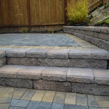 Close up of Alan Block steps