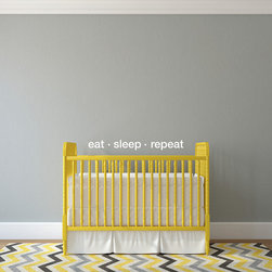Eat Sleep Repeat Quote Wall Decal - Wall Decals
