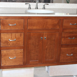 Custom Built Mission style Vanity - Products