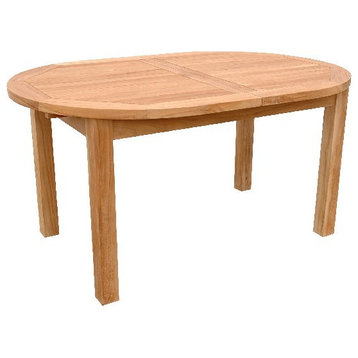 Anderson Teak TBX-079V Bahama 78" Oval Extension Table