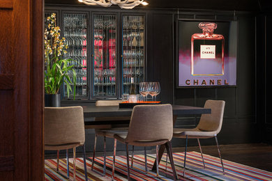 Example of a trendy dining room design in San Francisco
