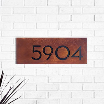Wall Mounted Address Signs