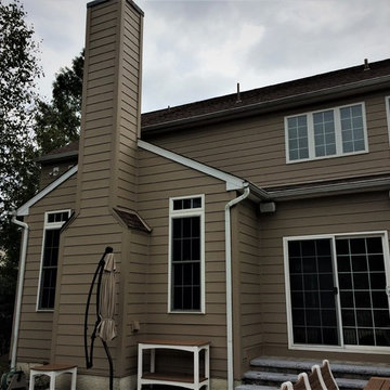 Replacing Stucco with Timber Bark James Hardie Planks in Chester Springs, PA