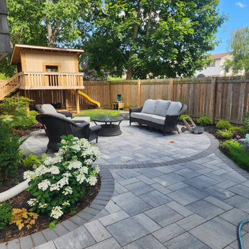 Shady side yard