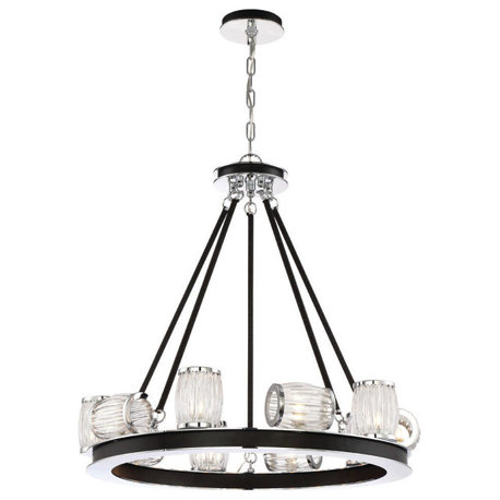 10-Light Rustic Chandelier by Eurofase