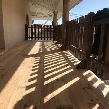 BALCON BOIS ET GARDE CORPS