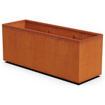 PlanterCraft - Corten Steel Planter, Rectangle - 60"lx20"wx24"h - Planters are more than just a vessel for your live accents. As an essential element of your interior and exterior design scheme, planters express style and reflect your creative vision, adding to the perceived image of who you are as a company, organization, or individual.