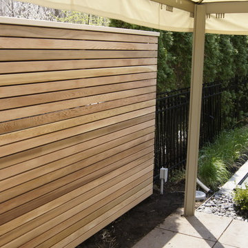 Mur intimité en cèdre sans noeud / Prestige red cedar intimicy wall
